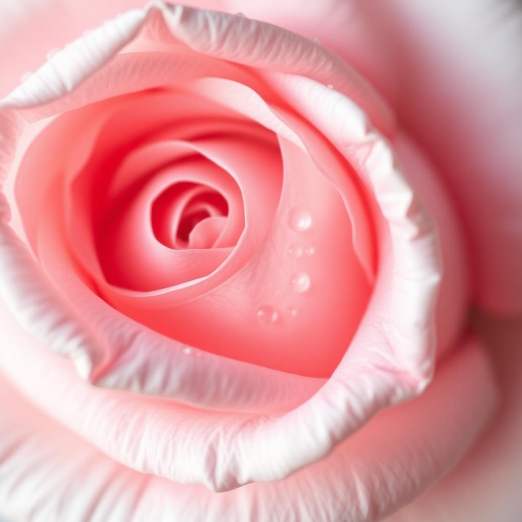 Pétales de rose fraîche en gros plan