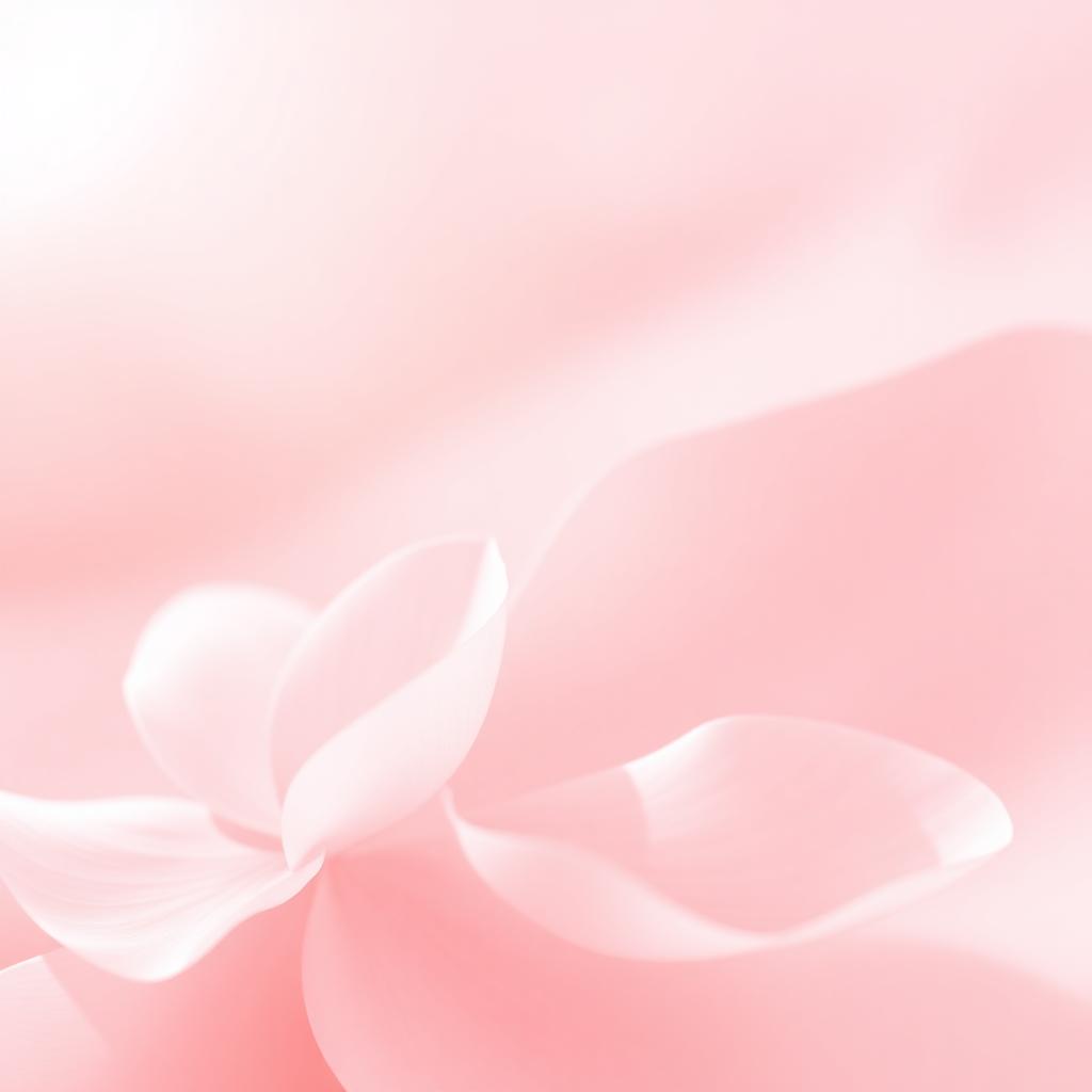 Fond pastel rose poudré avec pétales délicats